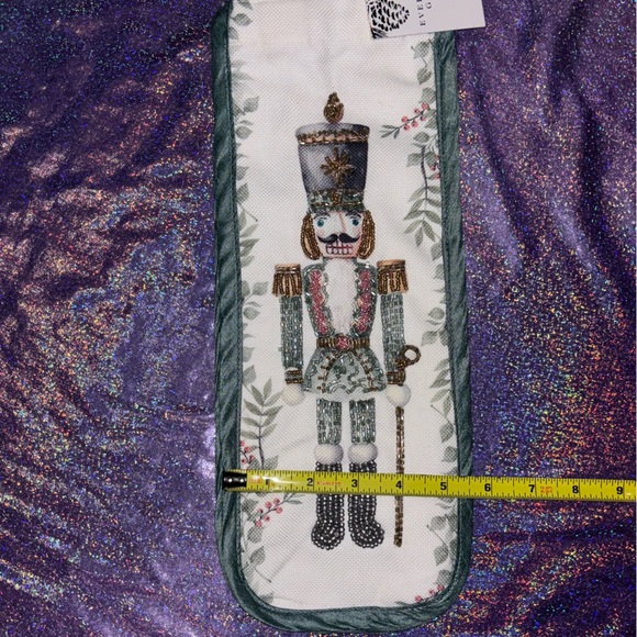 Christmas Beaded Nutcracker Gift Bag - Picture 6 of 6